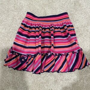 Striped Pink and Purple Kids Girls Skirt Sz 5
